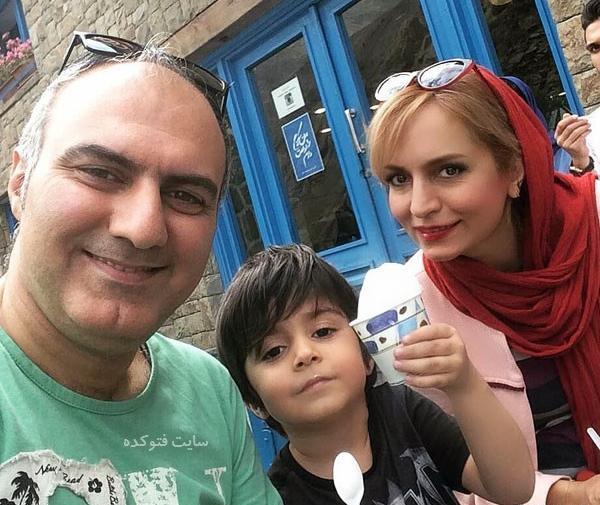 عکس پسر پژمان جمشیدی در زیرخاکی