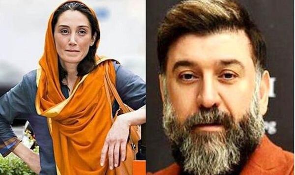 عکس علی انصاریان با خانمش