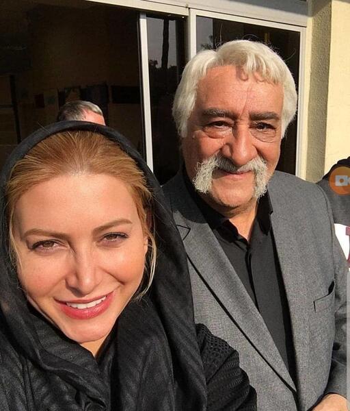 عکس داریوش ارجمند با همسرش
