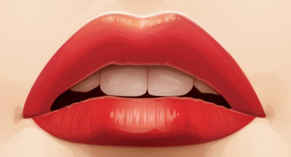 عکس وکتور لب