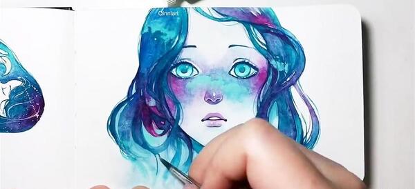 عکس نقاشی فانتزی حرفه ای