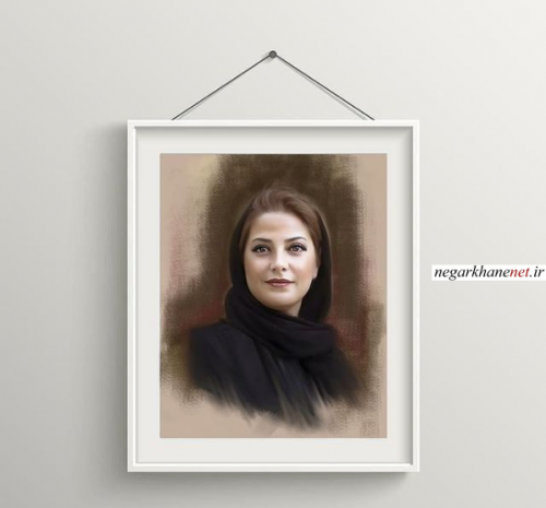 عکس نقاشی طناز طباطبایی