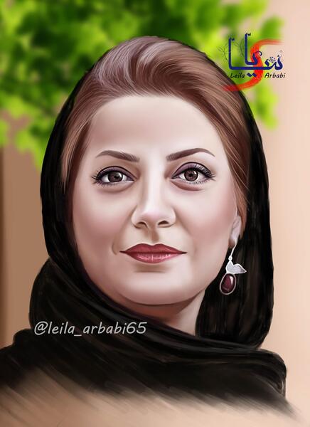 عکس نقاشی طناز طباطبایی