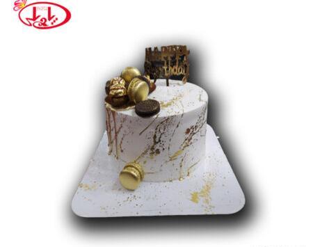 عکس کیک تولد نیم کیلویی