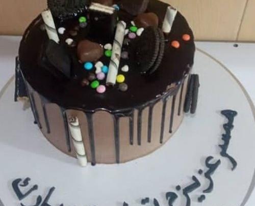عکس کیک تولد نیم کیلویی