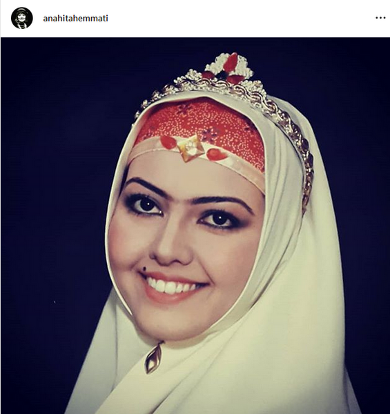 عکس دختر اناهیتا همتی