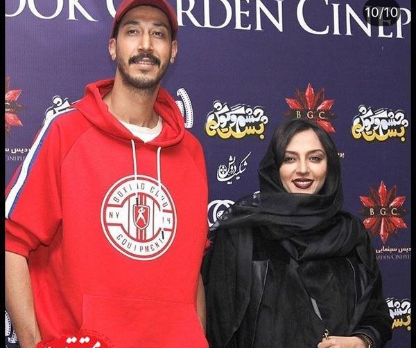 عکس بهرام افشاری با دوست دخترش