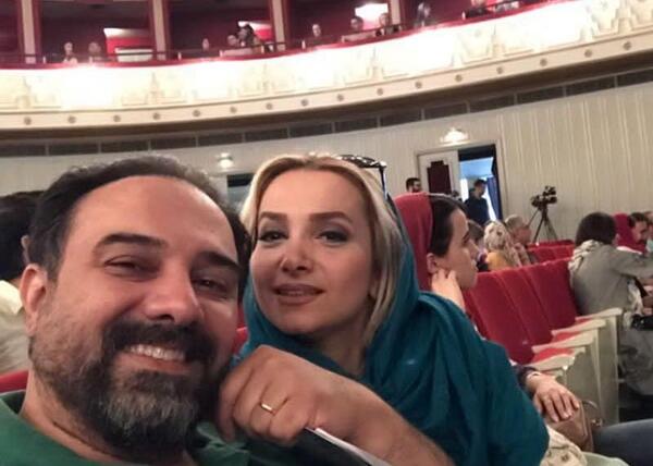 جدیدترین عکس های برزو ارجمند و همسرش