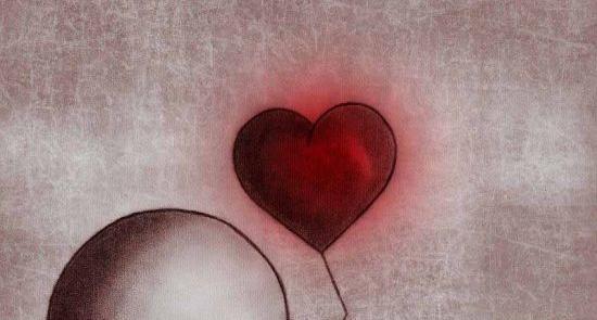 عکس نقاشی فانتزی قلب عاشقانه