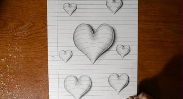 عکس نقاشی فانتزی قلب عاشقانه