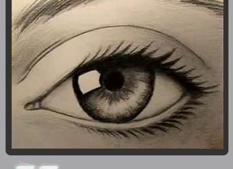 عکس نقاشی صورت روی کاغذ