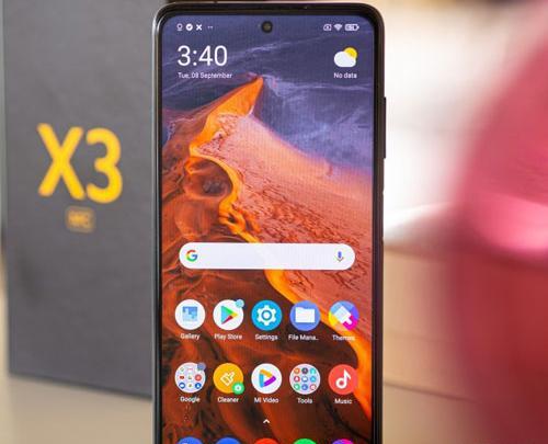 عکس صفحه گوشی پوکو x3