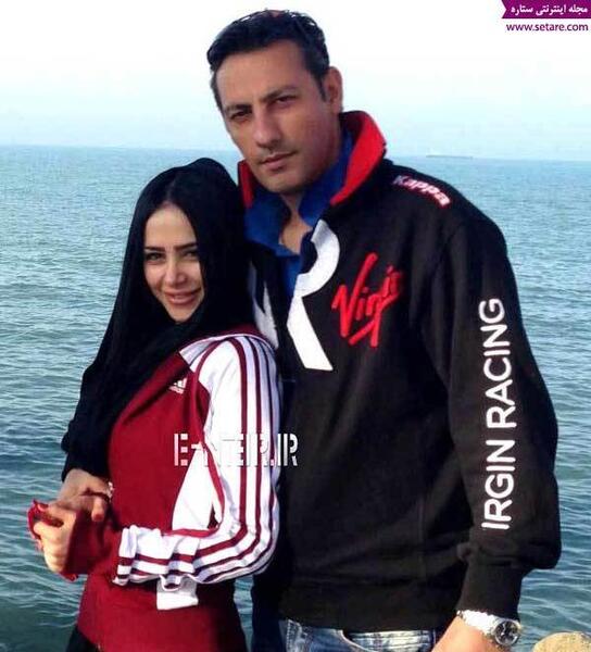 عکس الناز حبیبی همسرش