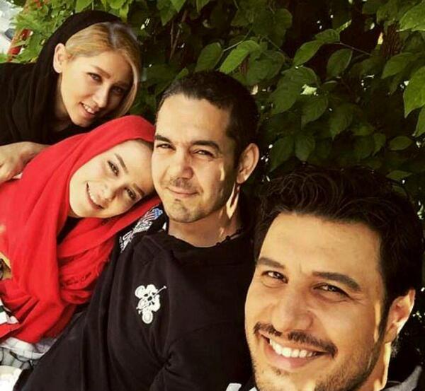 عکس الناز حبیبی همسرش