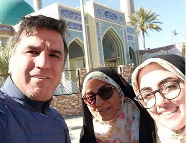 عکس علی سلیمانی باهمسرش