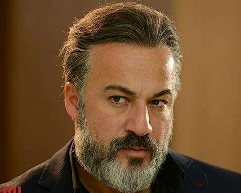 عکس امیر آقایی در رقص روی شیشه