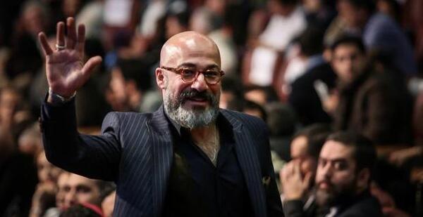 عکس امیر آقایی در رقص روی شیشه