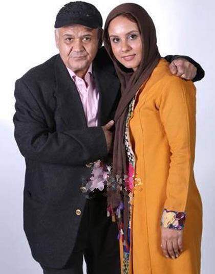عکس اکبر عبدی و مادرش