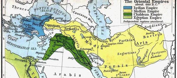 عکس نقشه ی ایران در زمان هخامنشیان