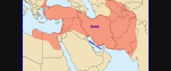 عکس نقشه ی ایران در زمان هخامنشیان