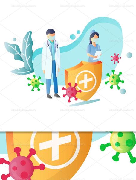 عکس وکتور کرونا