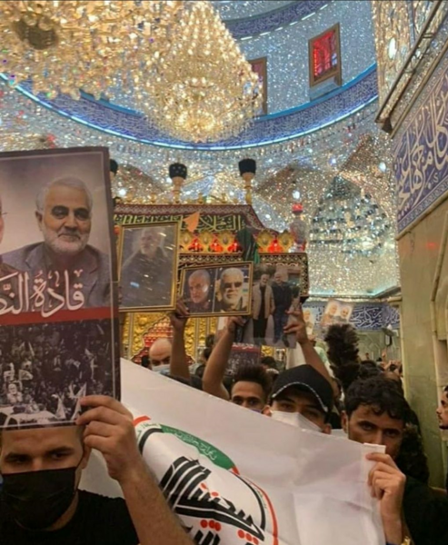 عکس کربلا و حاج قاسم