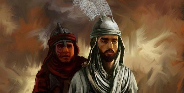 عکس شهید حججی نقاشی