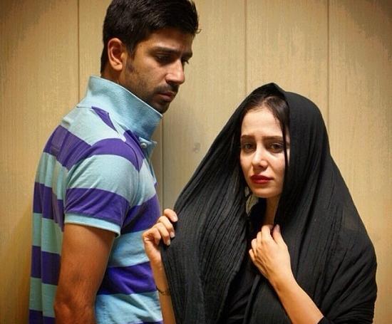 عکس الناز حبیبی و پسرش