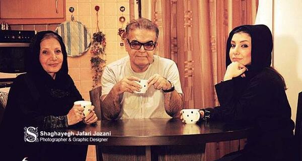 عکس حمید لولایی با خانواده