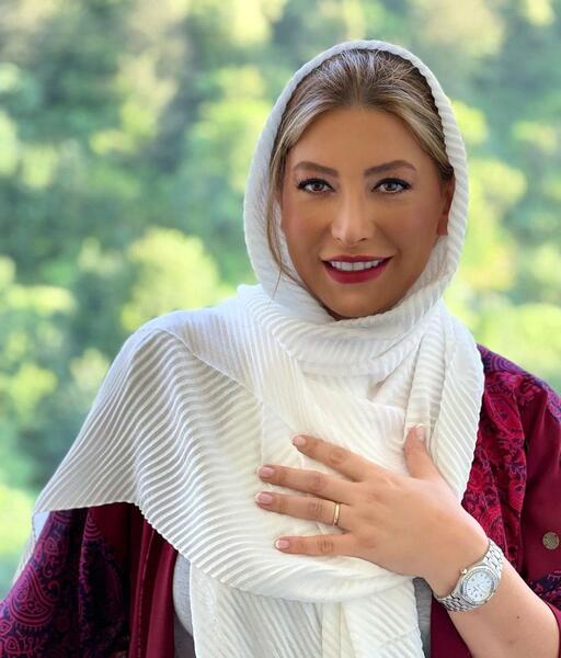 عکس فریبا نادری با سام درخشانی