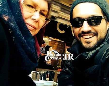 عکس حامد بهداد و مادرش