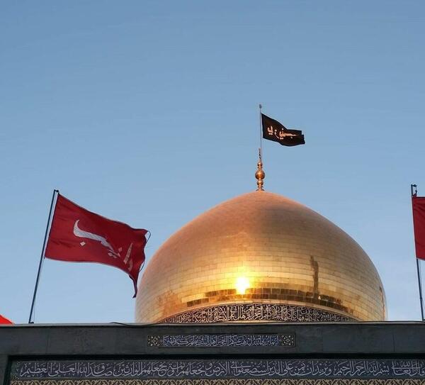 عکس پرچم ضریح حضرت زینب