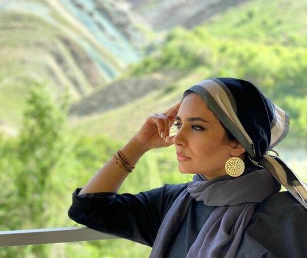 عکس لیندا کیانی در شمال