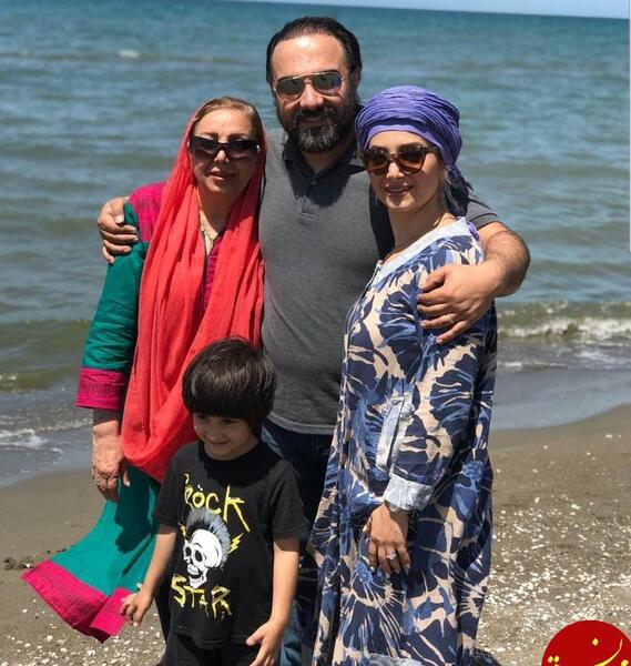 عکسهای برزو ارجمند و پسرش