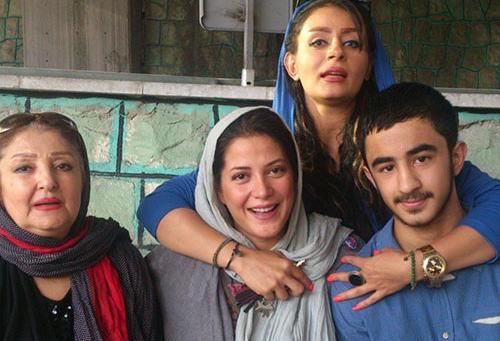 عکس طناز طباطبایی و همسرش
