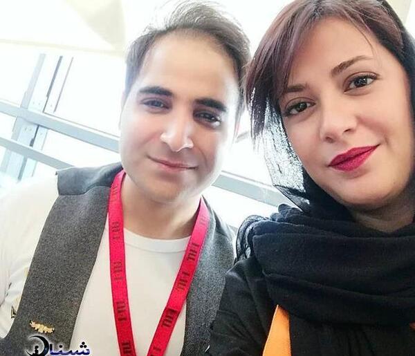 عکس طناز طباطبایی و همسرش