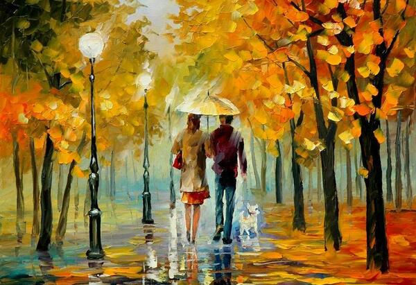 عکس نقاشی فانتزی پاییز