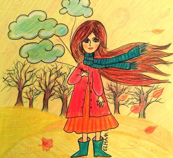 عکس نقاشی فانتزی پاییز