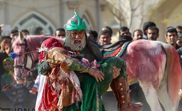 عکس شهید شدن امام حسین