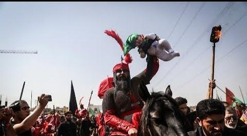 عکس شهید شدن امام حسین