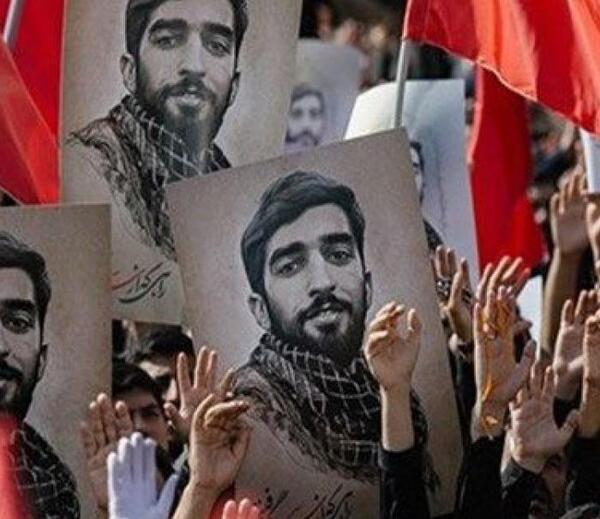 عکس شهید حججی با همسرش