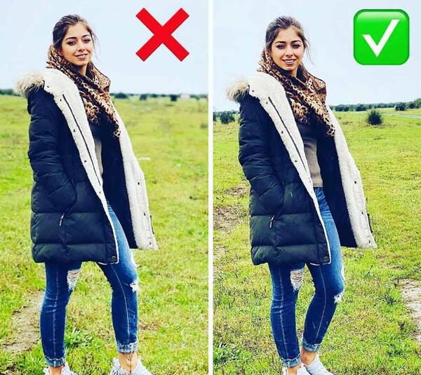ایده برای ژست عکس گرفتن