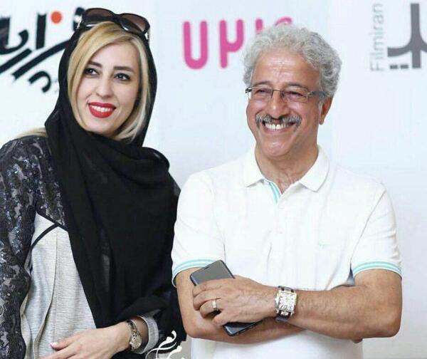 عکس علیرضا خمسه با همسرش
