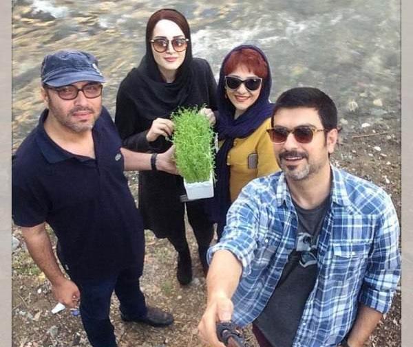 عکس بهنوش طباطبایی با همسرش مهدی پاکدل