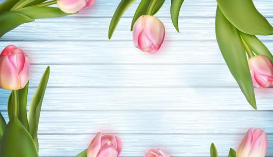عکس خالی با حاشیه گل