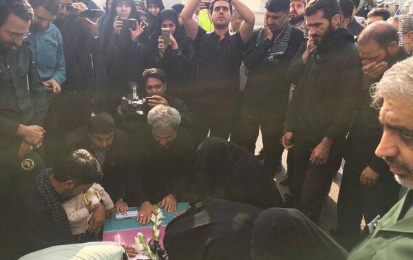 عکس جنازه شهید حججی