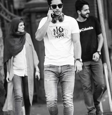 عکس ساعد سهیلی با متن