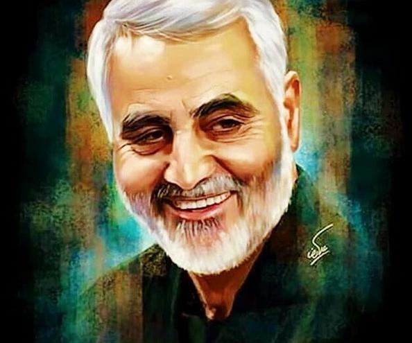 عکس سردار سلیمانی تنها
