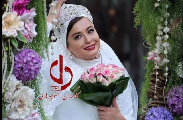 عکس ساره بیات در لباس عروس