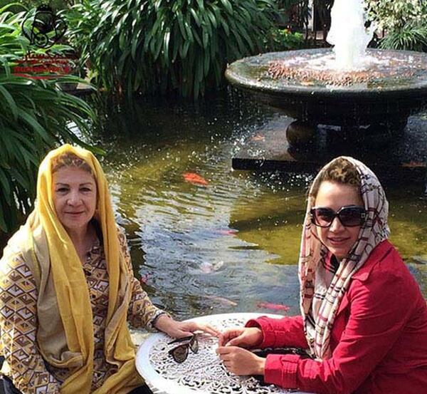 عکس شبنم قلی خانی و مادرش